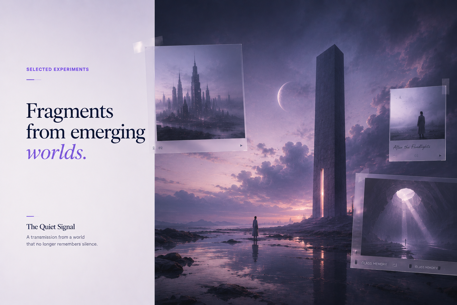 Selected experiments